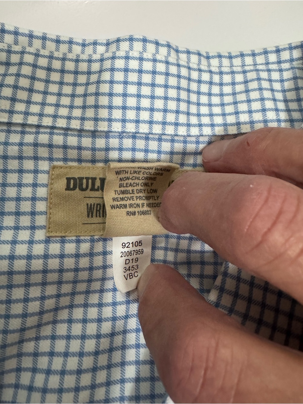 Big & Tall Men’s Duluth Trading Co WrinkleFighter Shirt - Picture 4 of 4